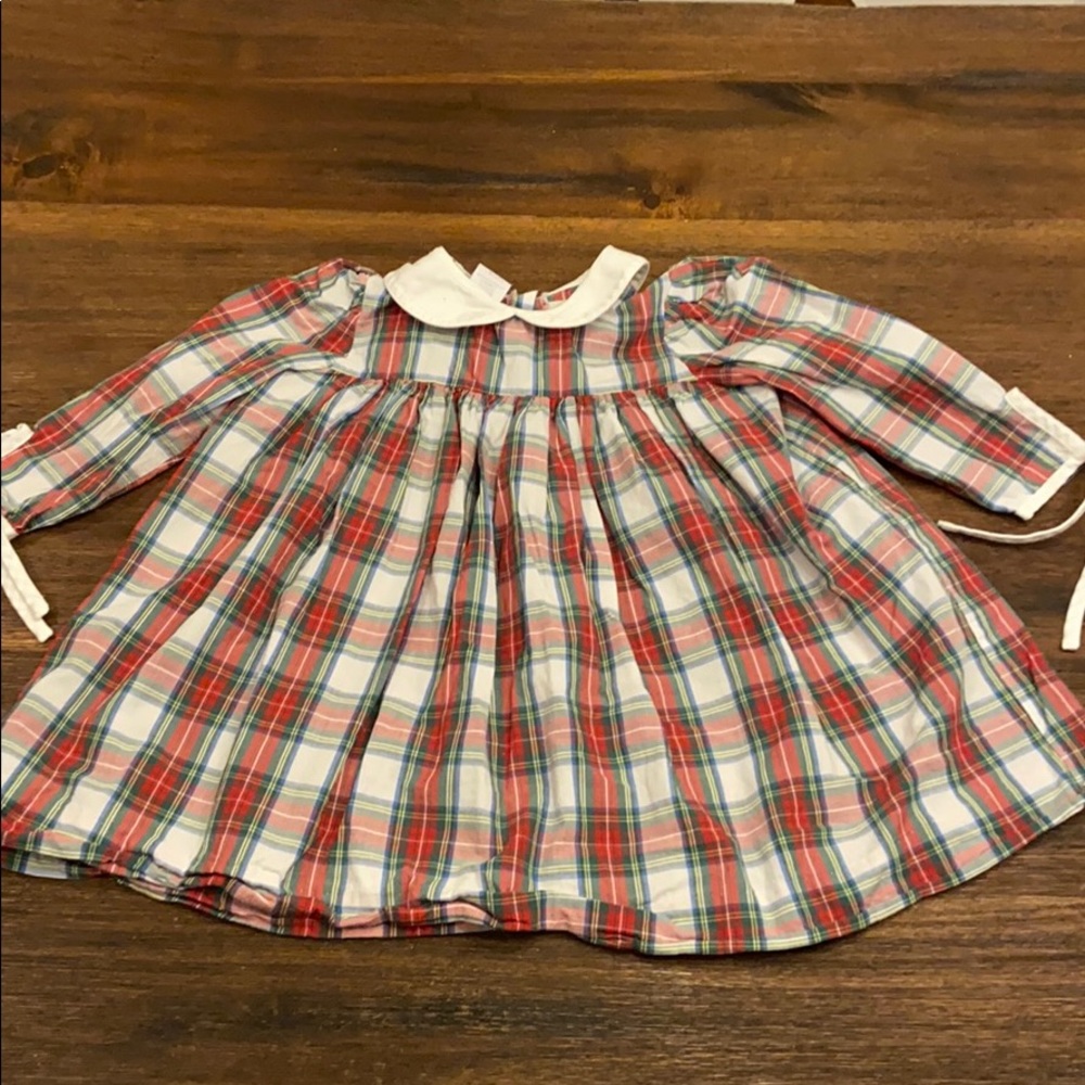 Southern smocked company plaid dress